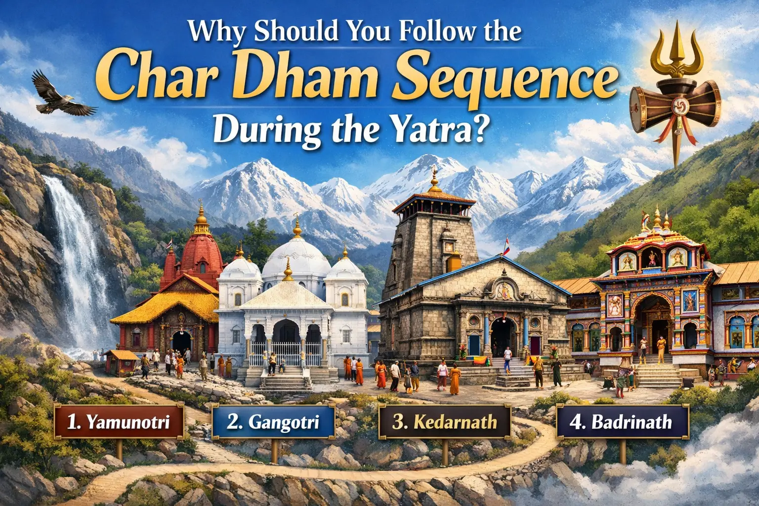 Why Should You Follow the Char Dham Sequence During the Yatra?