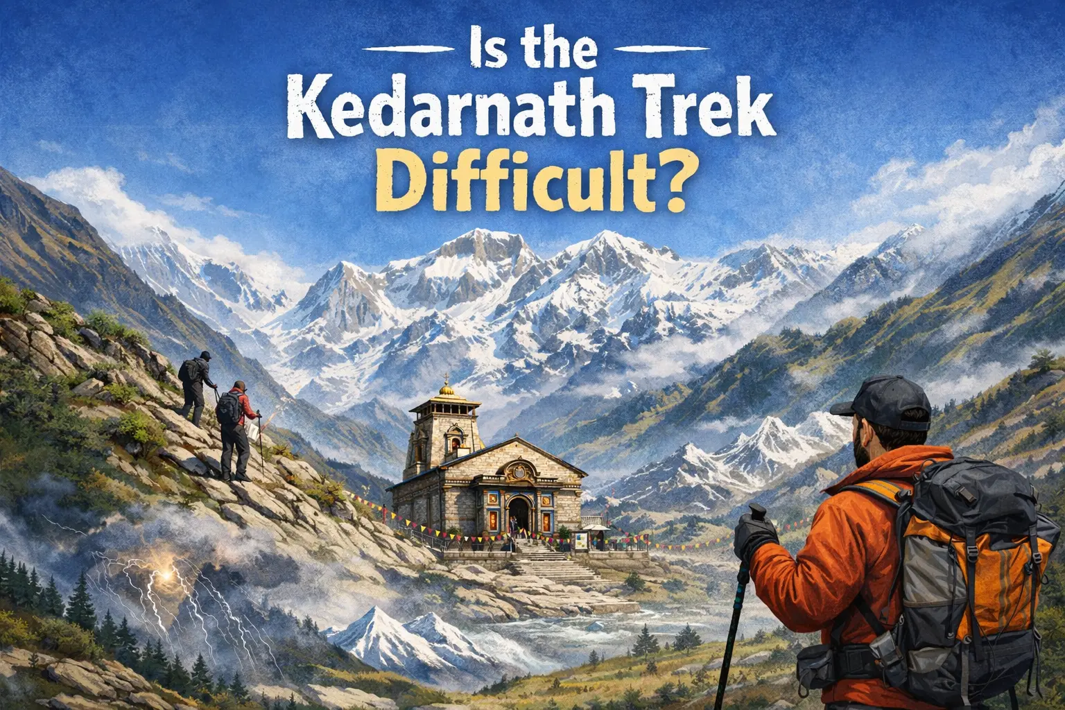 Is the Kedarnath Trek Difficult? Distance, Difficulty Level & What to Expect