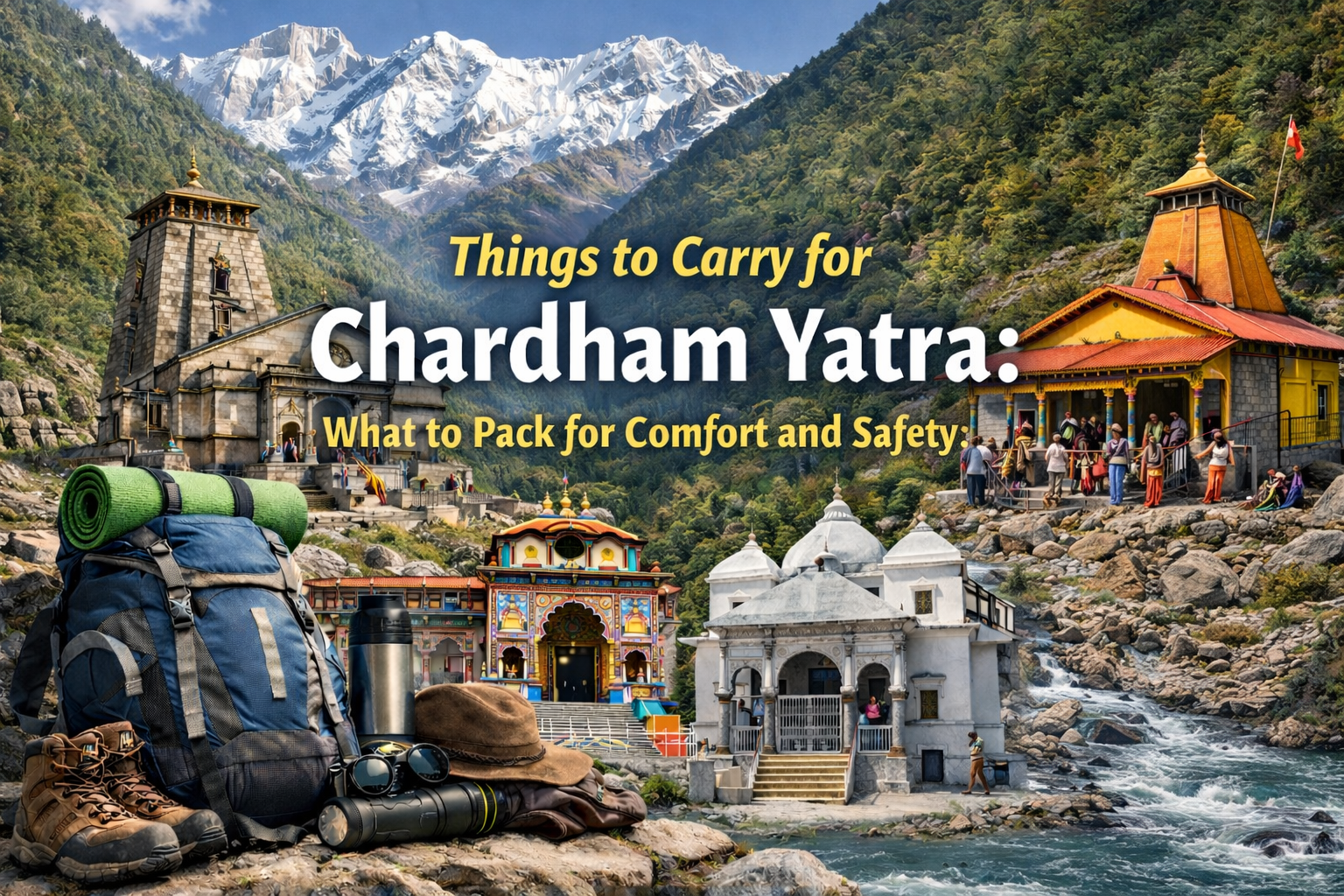 Things to Carry for Chardham Yatra: What to Pack for Comfort and Safety